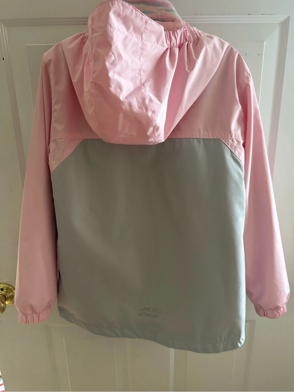 Eddie Bauer Pink and Gray Girls' Hooded  Winter Jacket